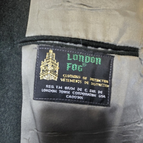 LONDON FOG vintage Lambswool Camel Hair Size 42R Blazer Suit Jacket Wedding Prom - Picture 5 of 7